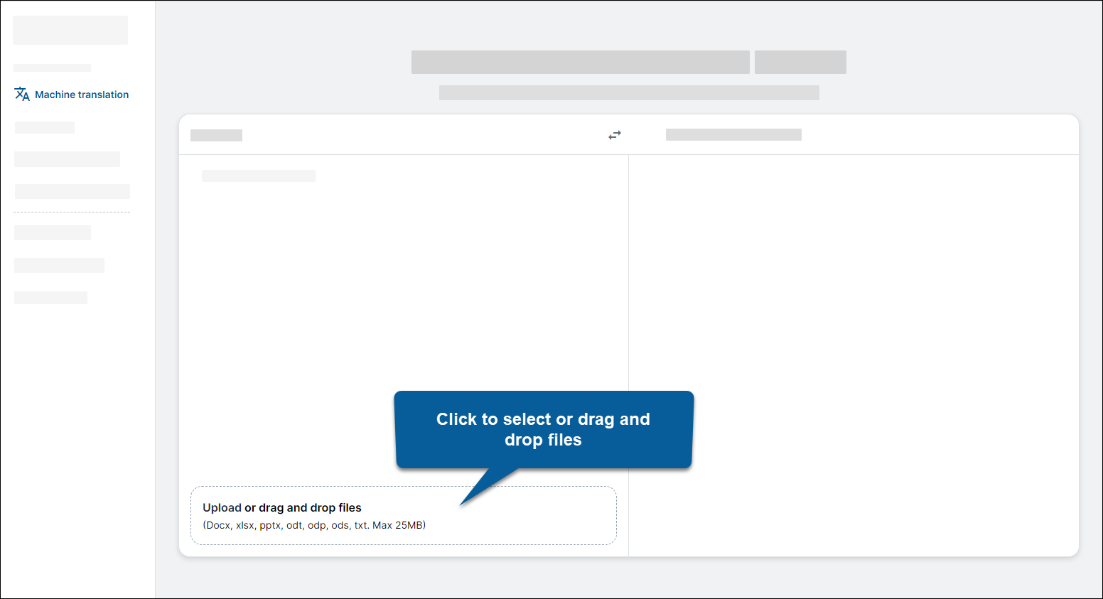 Upload document
